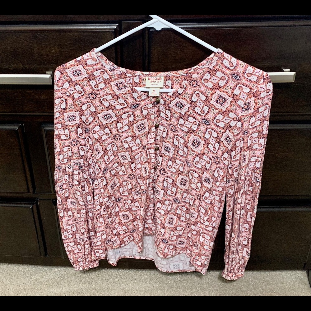 DONATING SOON, ACT NOW Pink Floral Shirt